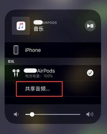 海南苹果14音频维修点分享iPhone14音频共享设置方法 