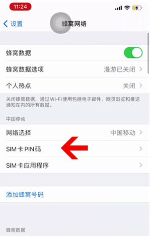 海南苹果14维修网分享如何给iPhone14的SIM卡设置密码 