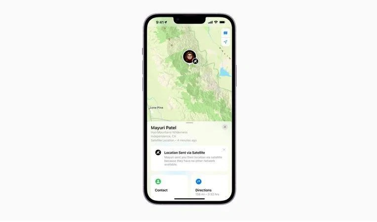 海南苹果14维修分享iPhone14系列中 FindMy功能通过卫星分享位置方法教程 