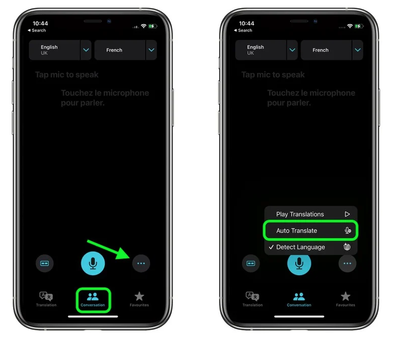 海南苹果手机维修分享iOS 15 “翻译” App 新改进 