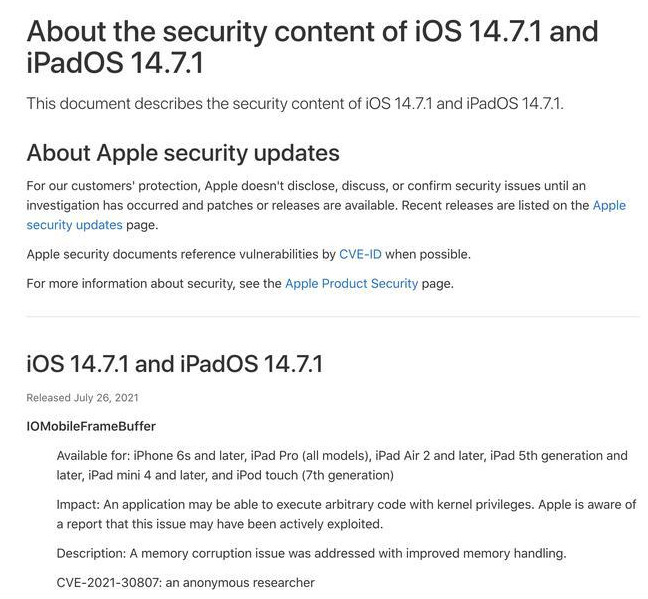海南苹果手机维修分享iOS 14.7.1 正式版更新内容及升级方法 